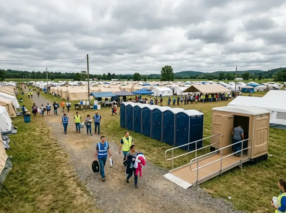 disaster-relief-camp-restrooms-010 — frequently asked questions, Dumpster & Portable Bathrooms Rental in Weatogue, CT